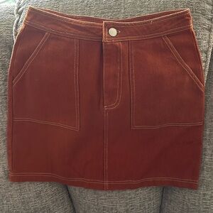 Francesca’s denim skirt